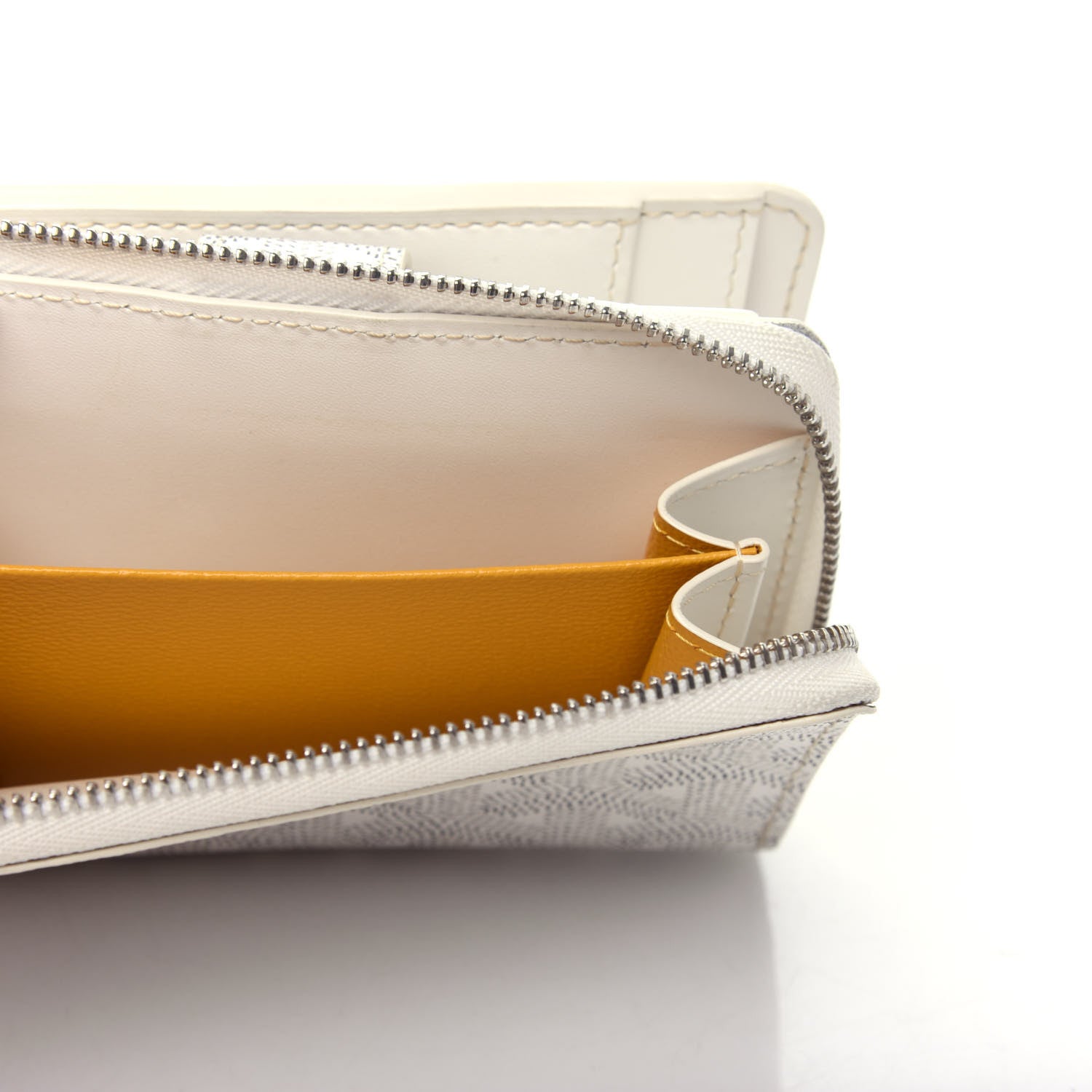 Goyard Goyardine Tuileries Wallet White 6 of 10