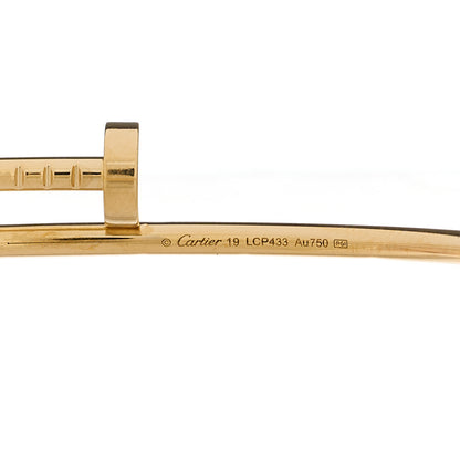 Cartier 18K Yellow Gold Small Juste Un Clou Bracelet 19 3 of 4