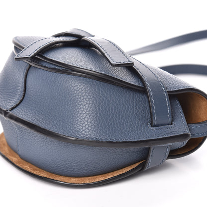 Loewe Grained Calfskin Mini Gate Crossbody Bag Steel Blue 9 of 9