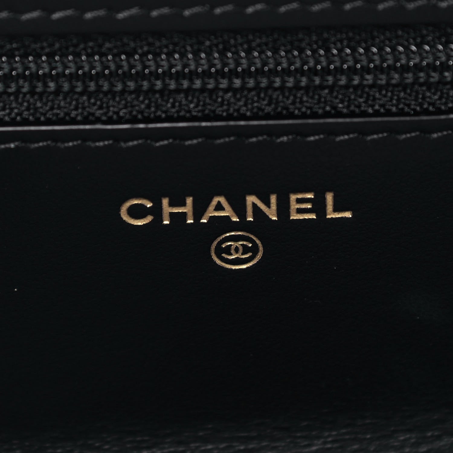 Chanel Calfskin Quilted Perfect Fit Wallet On Chain WOC Black 9 of 10