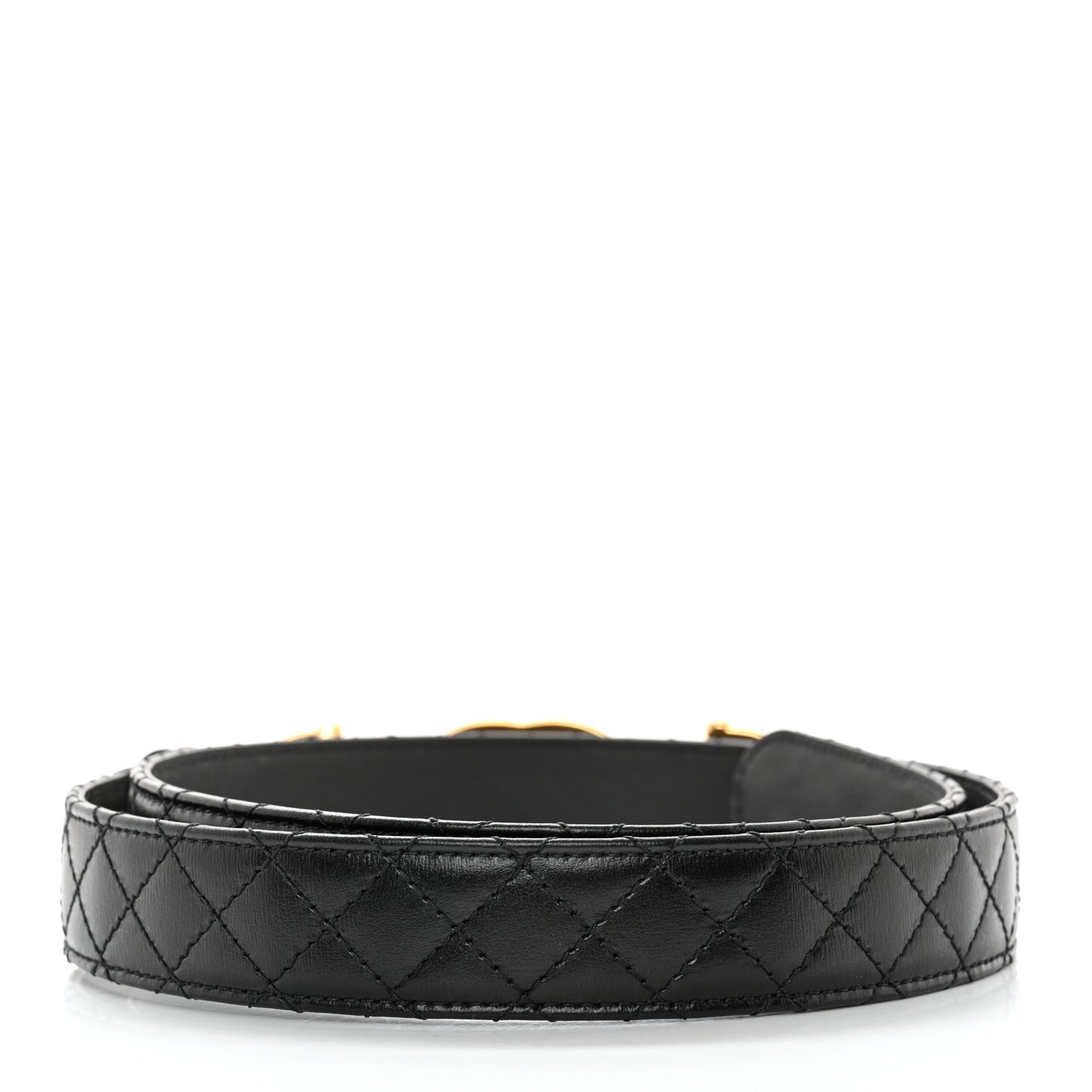 Calfskin Trapuntata Zumi 30mm Belt 85 34 Black