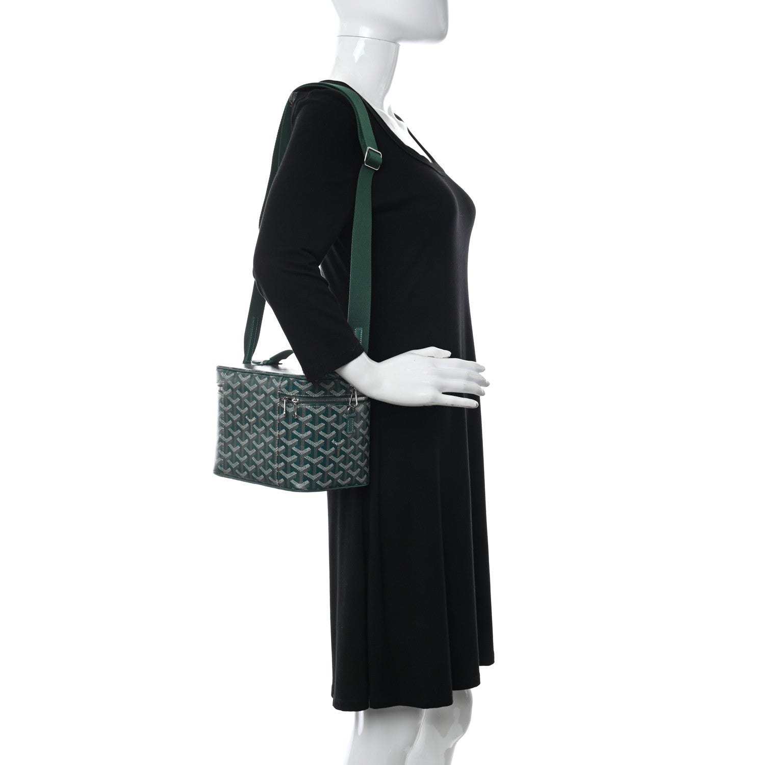 Goyard Goyardine Muse Vanity Case Green 2 of 9