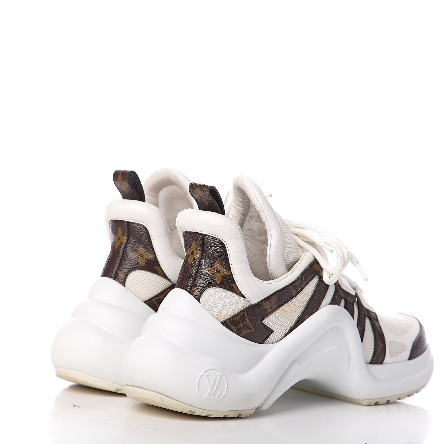 Patent Monogram LV Archlight Sneakers 38 White