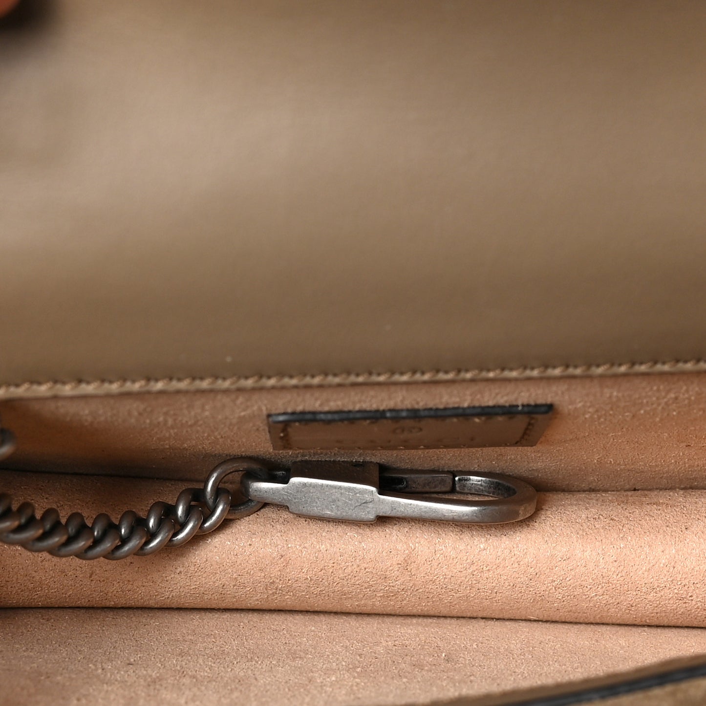 GG Supreme Monogram Super Mini Dionysus Shoulder Bag Taupe
