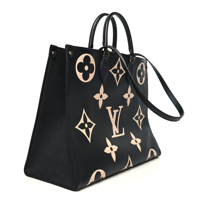 Louis Vuitton Empreinte Monogram Giant Onthego GM Black Beige 3 of 11