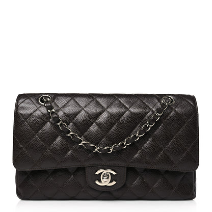 Chanel Caviar Quilted Medium Double Flap Brown 1 of 10