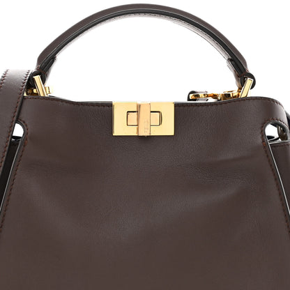 Fendi Vitello Tahiti Burro Bi-Color Medium Peekaboo Iconic Essentially Satchel Maya Purple Rain 8 of 10