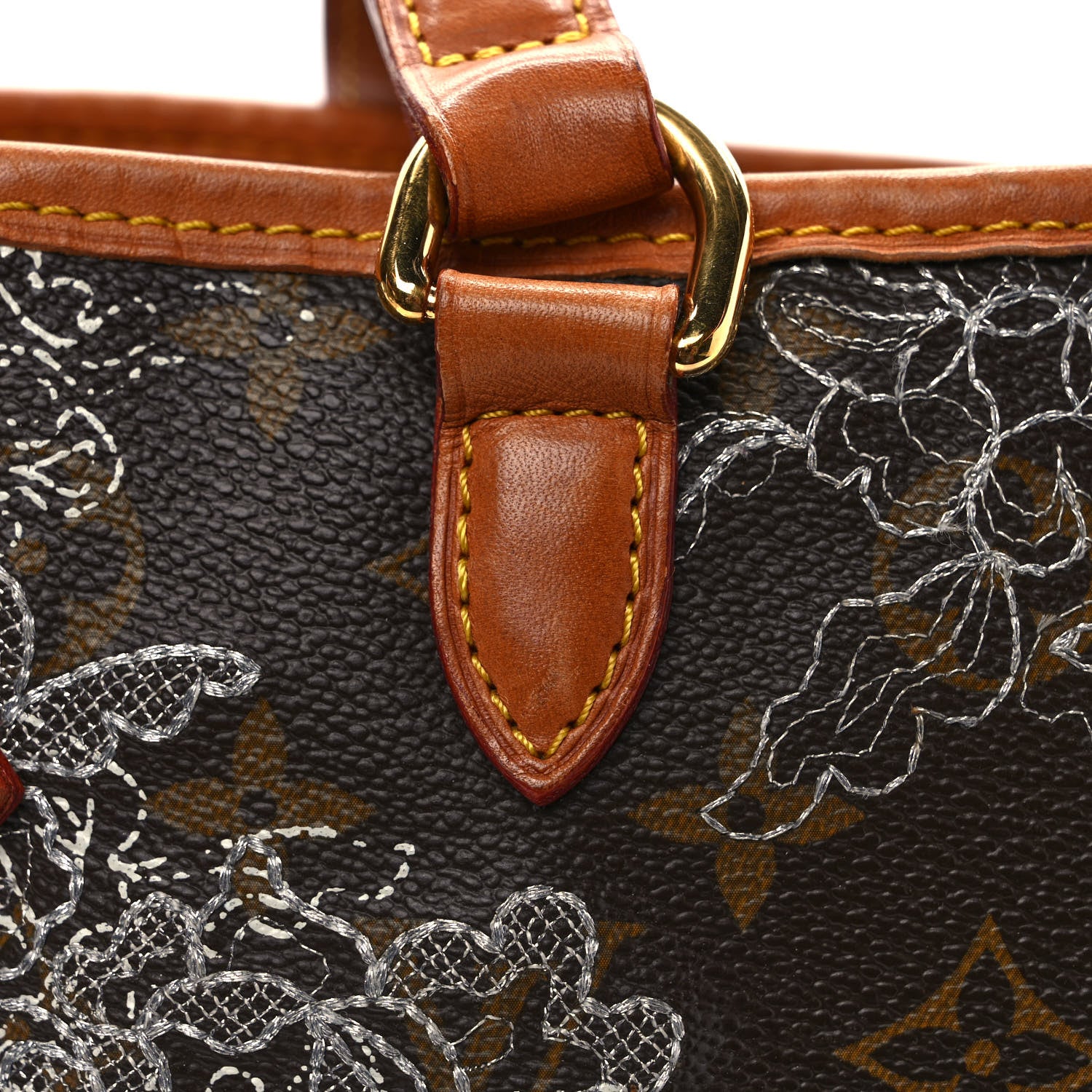 Louis Vuitton Monogram Dentelle Batignolles Horizontal Silver 15 of 16