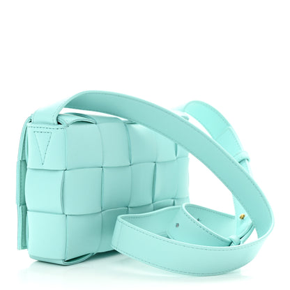 Bottega Veneta Lambskin Maxi Intrecciato Small Cassette Crossbody Bag Celadon 3 of 10