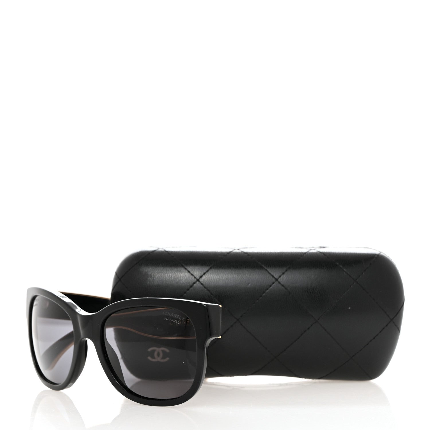 Chanel Polarized CC Sunglasses 5270 Black 8 of 8