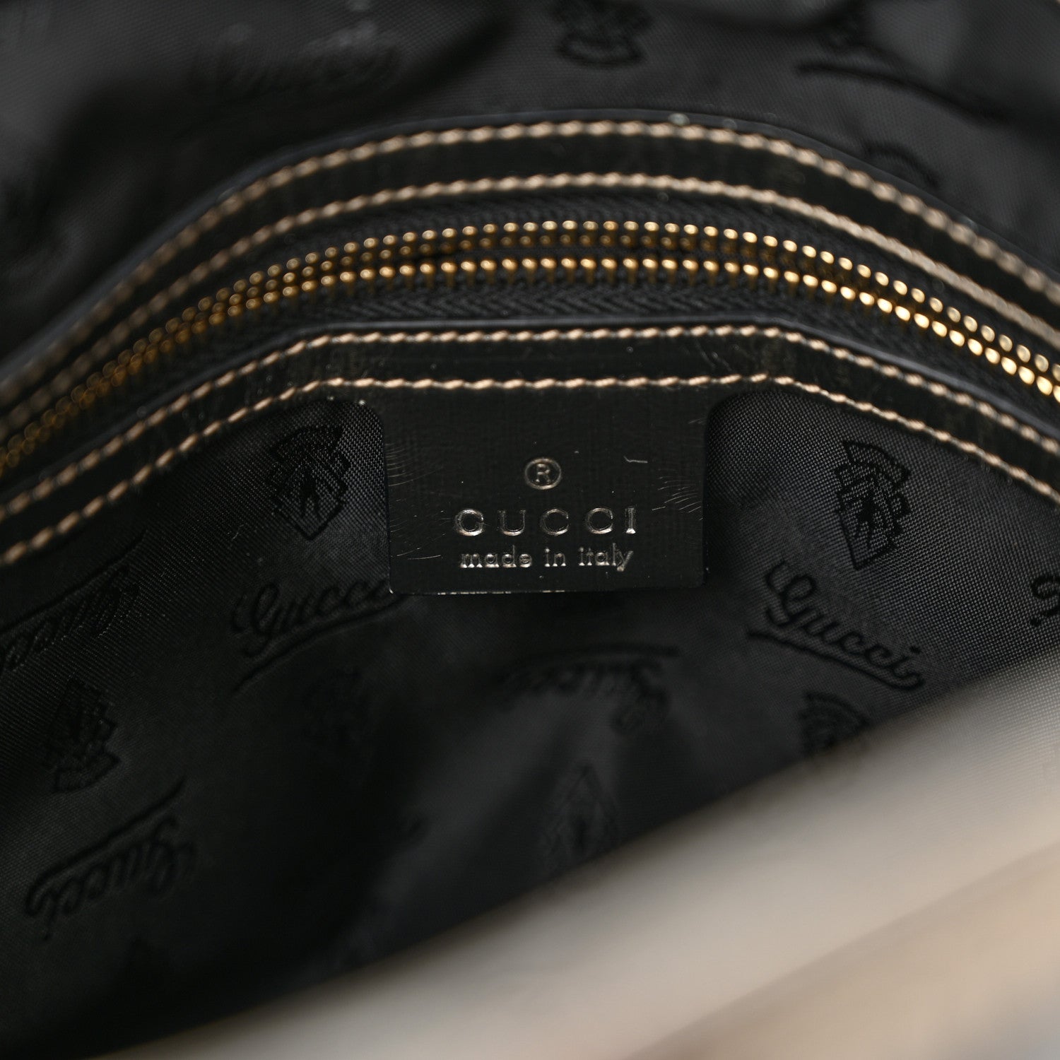 Gucci Coated Canvas Medium Indy Top Handle Hobo Black 6 of 14