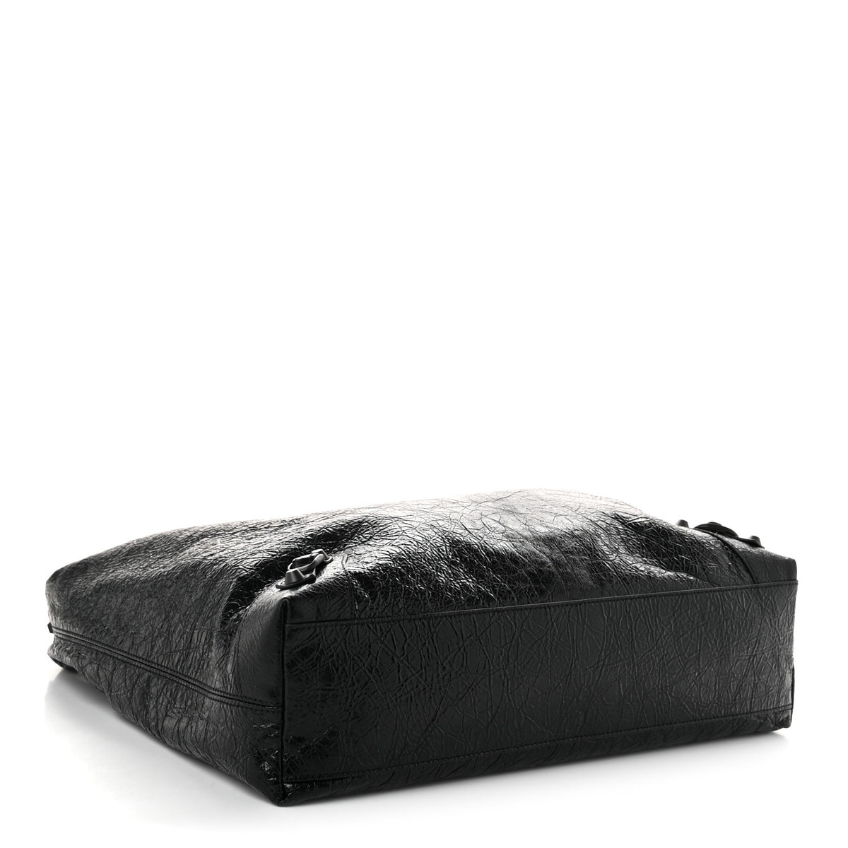 Arena Lambskin Classic Hardware Medium Le City Hobo Bag Black