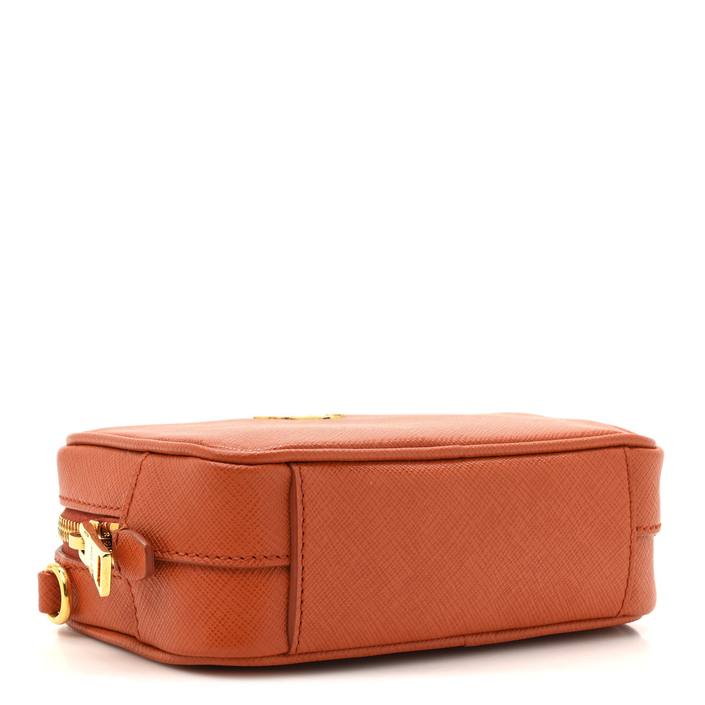 Saffiano Mini Camera Crossbody Papaya