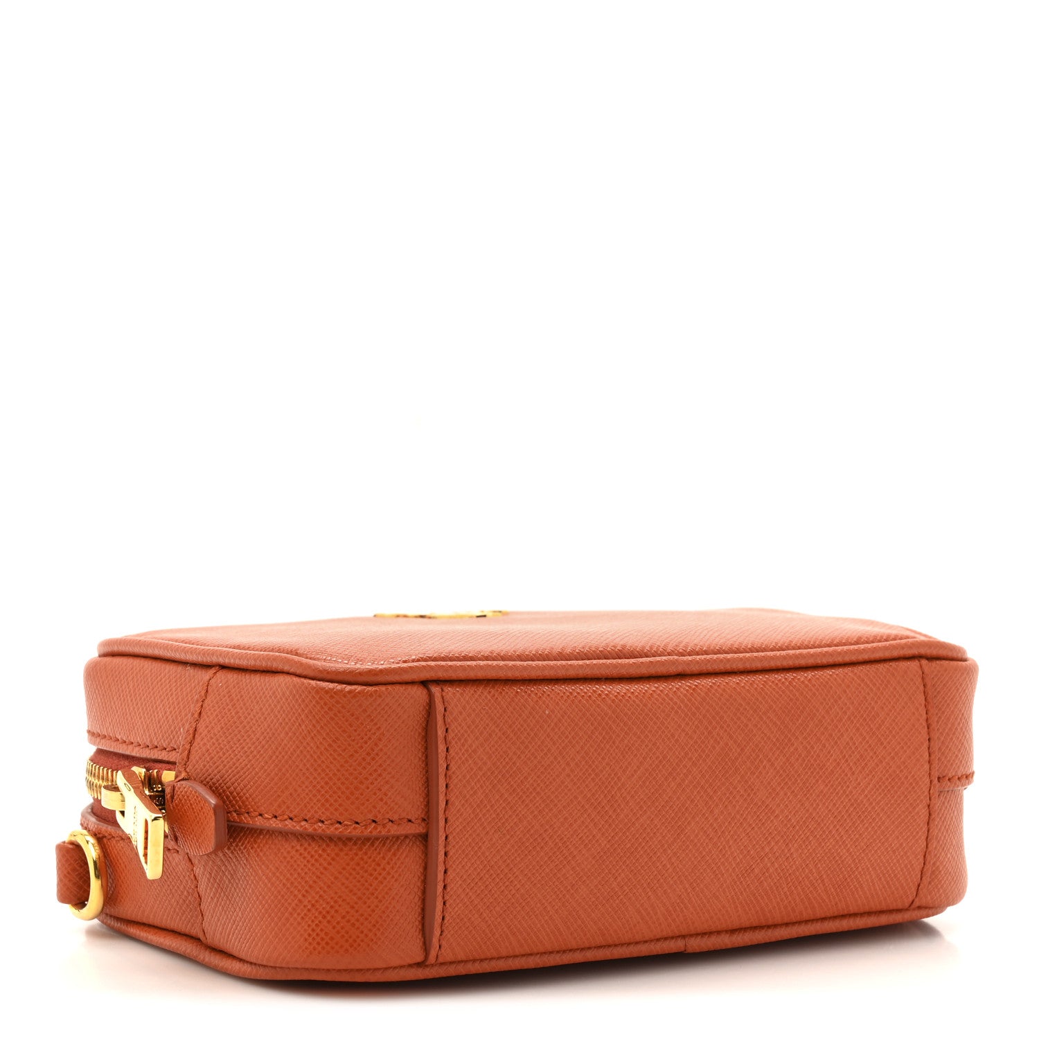 Prada Saffiano Mini Camera Crossbody Papaya 4 of 9