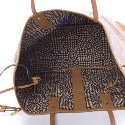 MCM Visetos Large Liz Reversible Shopper Tote Cognac 9 of 16