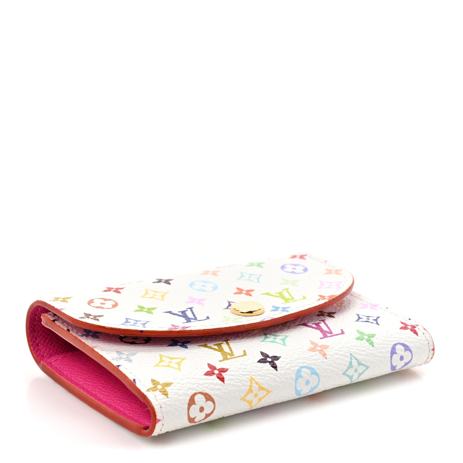 Louis Vuitton LV X TM Monogram Multicolor Rosalie Coin Purse White Kawaii Pink 4 of 7