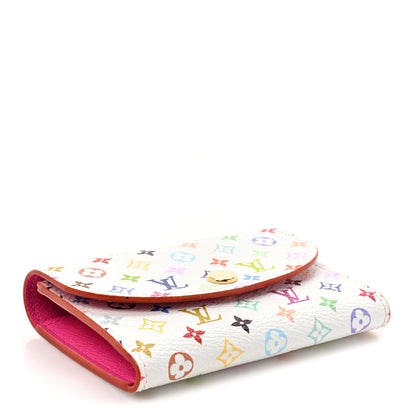 Louis Vuitton LV X TM Monogram Multicolor Rosalie Coin Purse White Kawaii Pink 4 of 7