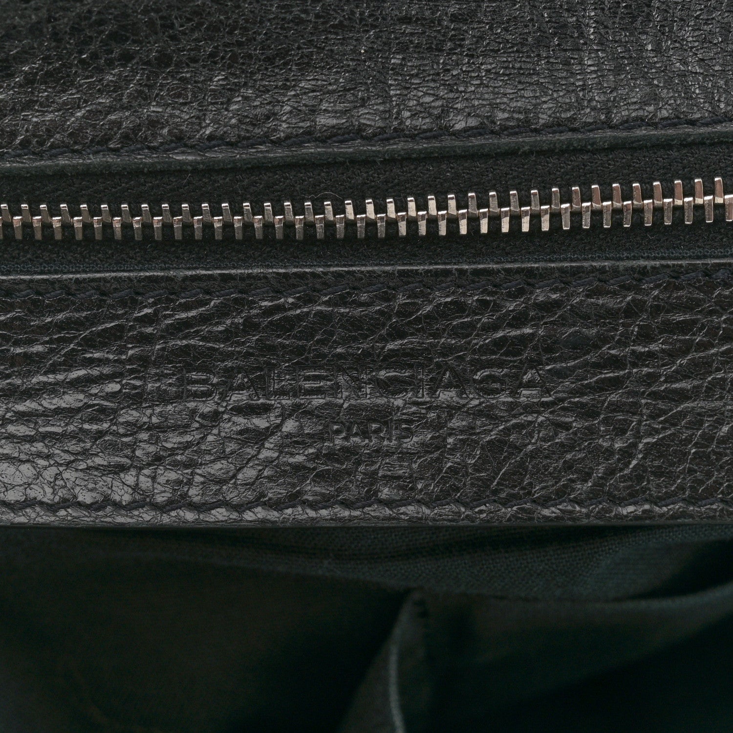 Balenciaga Agneau Arena Foldover Messenger Black 5 of 12
