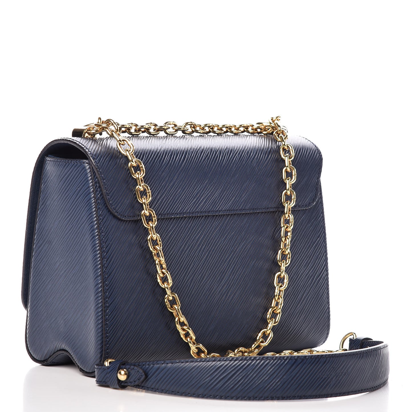 Epi Twist Shoulder Bag MM Indigo