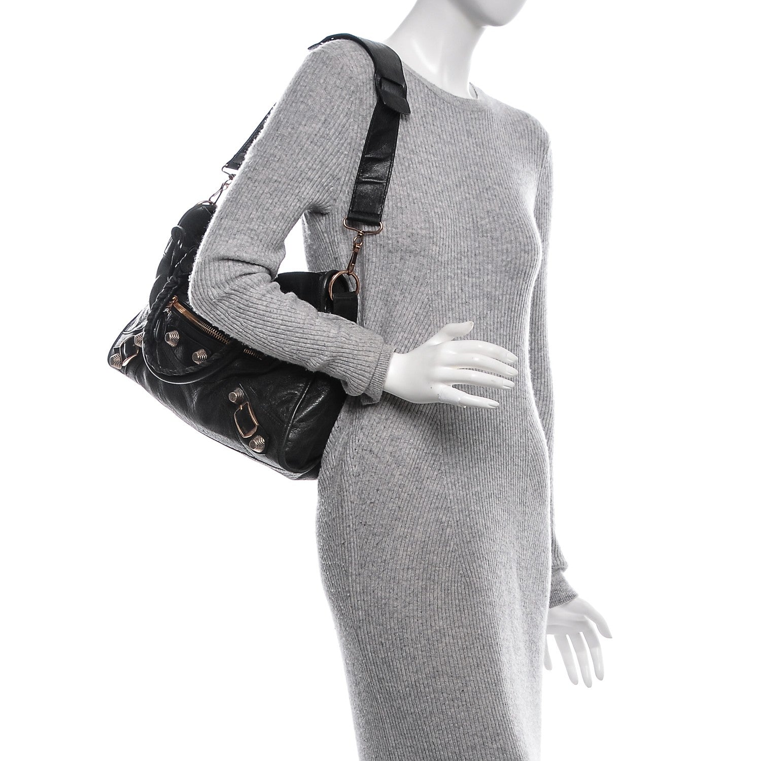 Balenciaga Agneau Giant 21 Rose Gold Hardware City Black 2 of 6