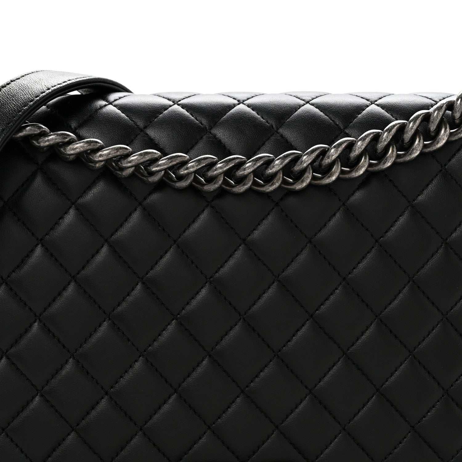 Chanel Lambskin Quilted New Medium Boy Flap Black 8 of 14