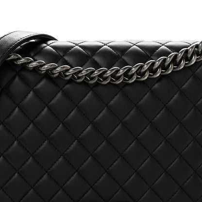 Chanel Lambskin Quilted New Medium Boy Flap Black 8 of 14