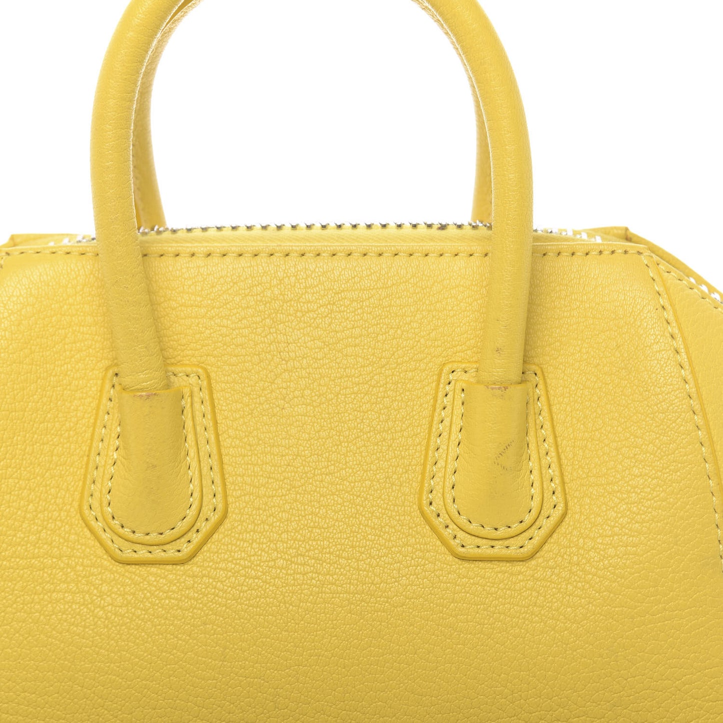 Sugar Goatskin Mini Antigona Yellow