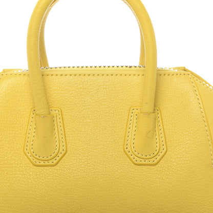 Givenchy Sugar Goatskin Mini Antigona Yellow 17 of 17
