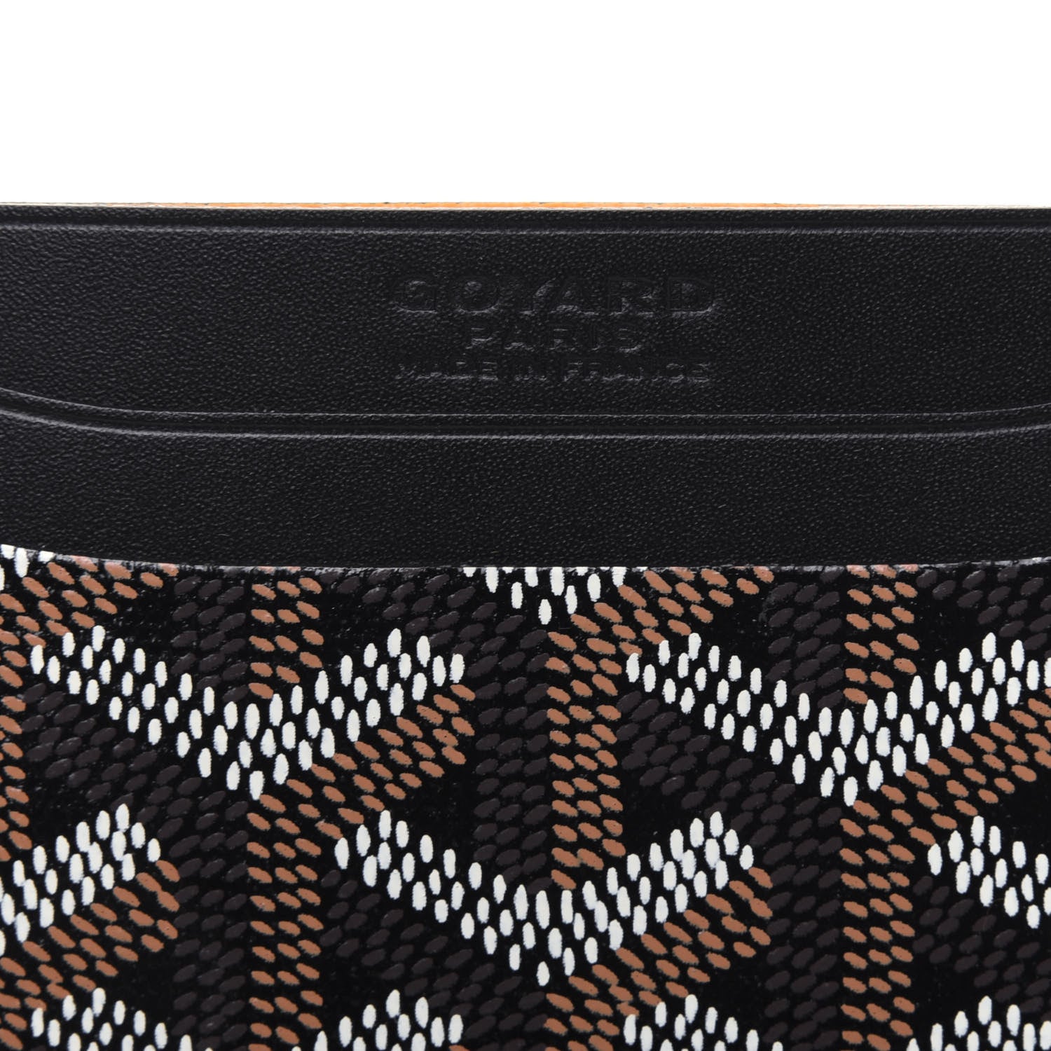 Goyard Goyardine Saint Sulpice Card Holder Black 6 of 9