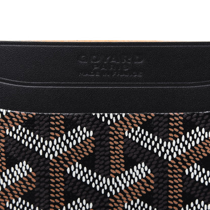 Goyard Goyardine Saint Sulpice Card Holder Black 6 of 9