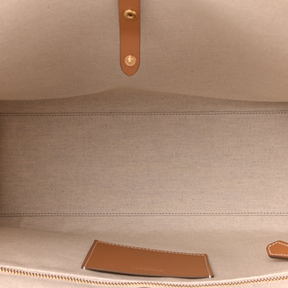 Burberry Raffia Calfskin Medium Freya Tote Natural 5 of 10