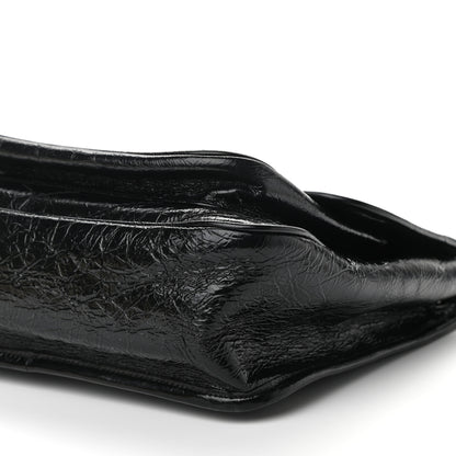 Saint Laurent Crinkled Calfskin Matelasse Monogram Medium Niki Chain Satchel Black 10 of 10