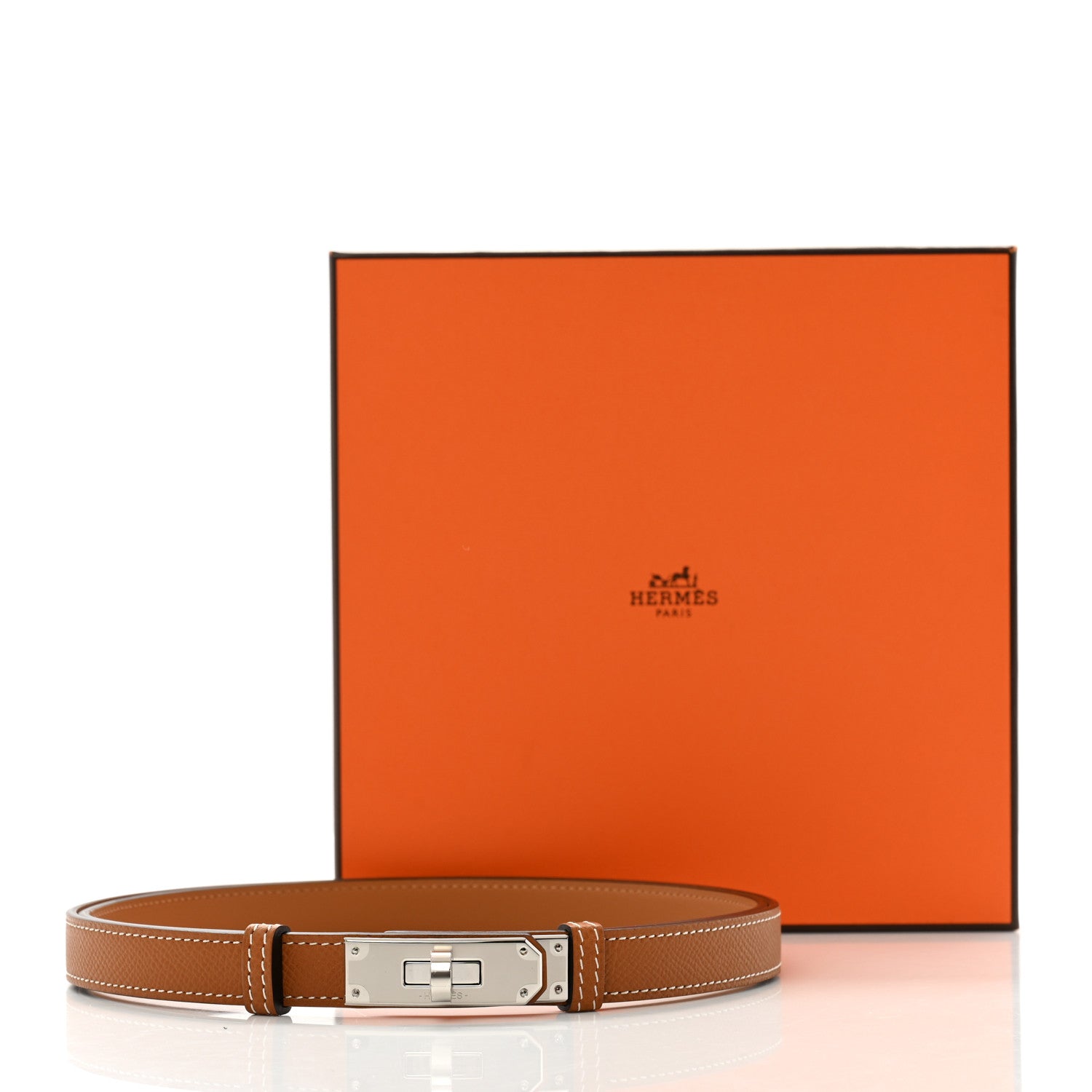 Hermes Epsom Kelly Belt Gold 4 of 4