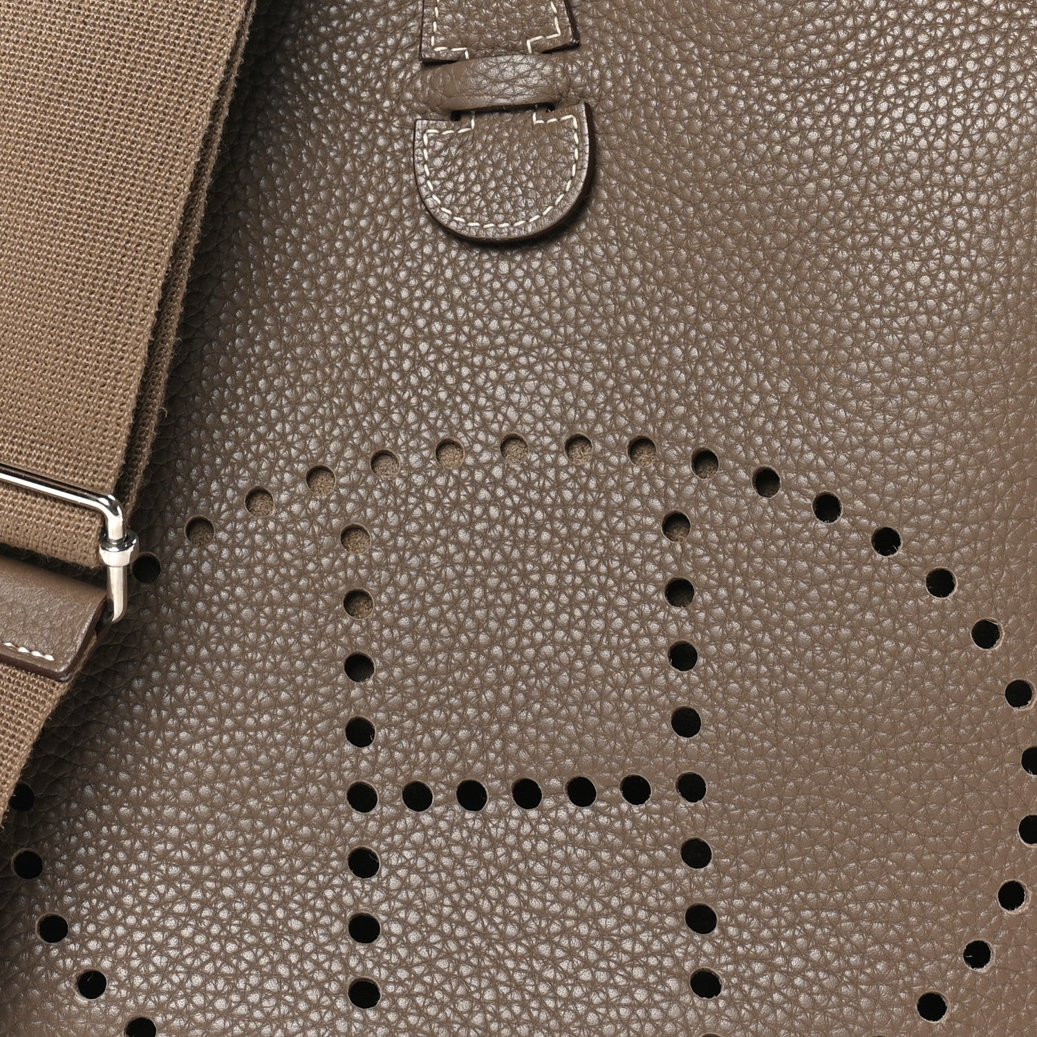 Hermes Taurillon Clemence Evelyne III GM Etoupe 8 of 10