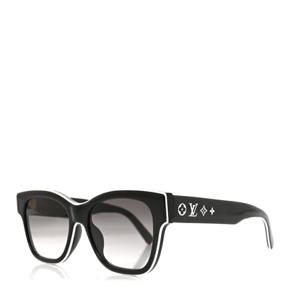 Louis Vuitton Acetate LV Line Square Sunglasses Z2645U Black 1 of 7