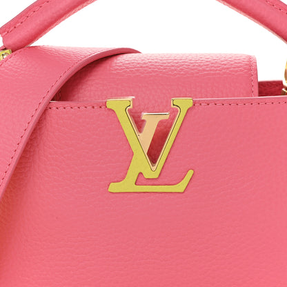 Louis Vuitton Taurillon Capucines Mini Dragon Fruit Pink Cedrat 7 of 9