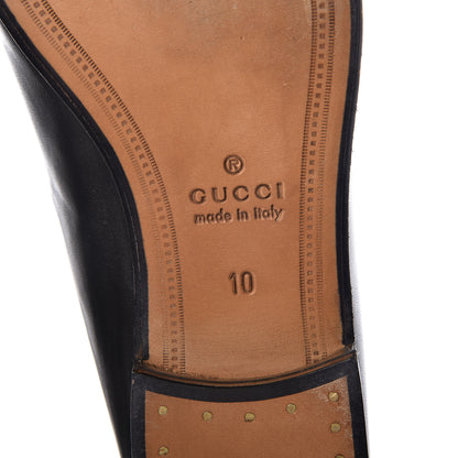 Gucci Lambskin Mens Brixton Horsebit Loafers 10 Black 8 of 11