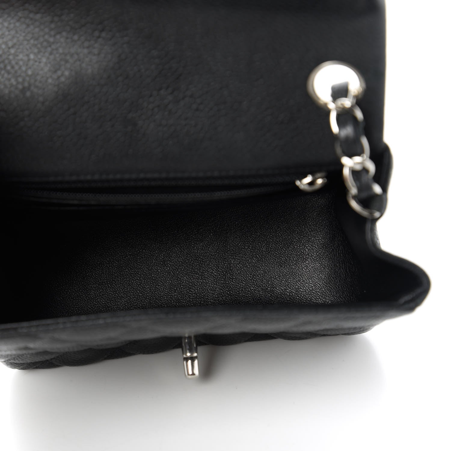 Chanel Caviar Quilted Mini Square Flap Black 5 of 11