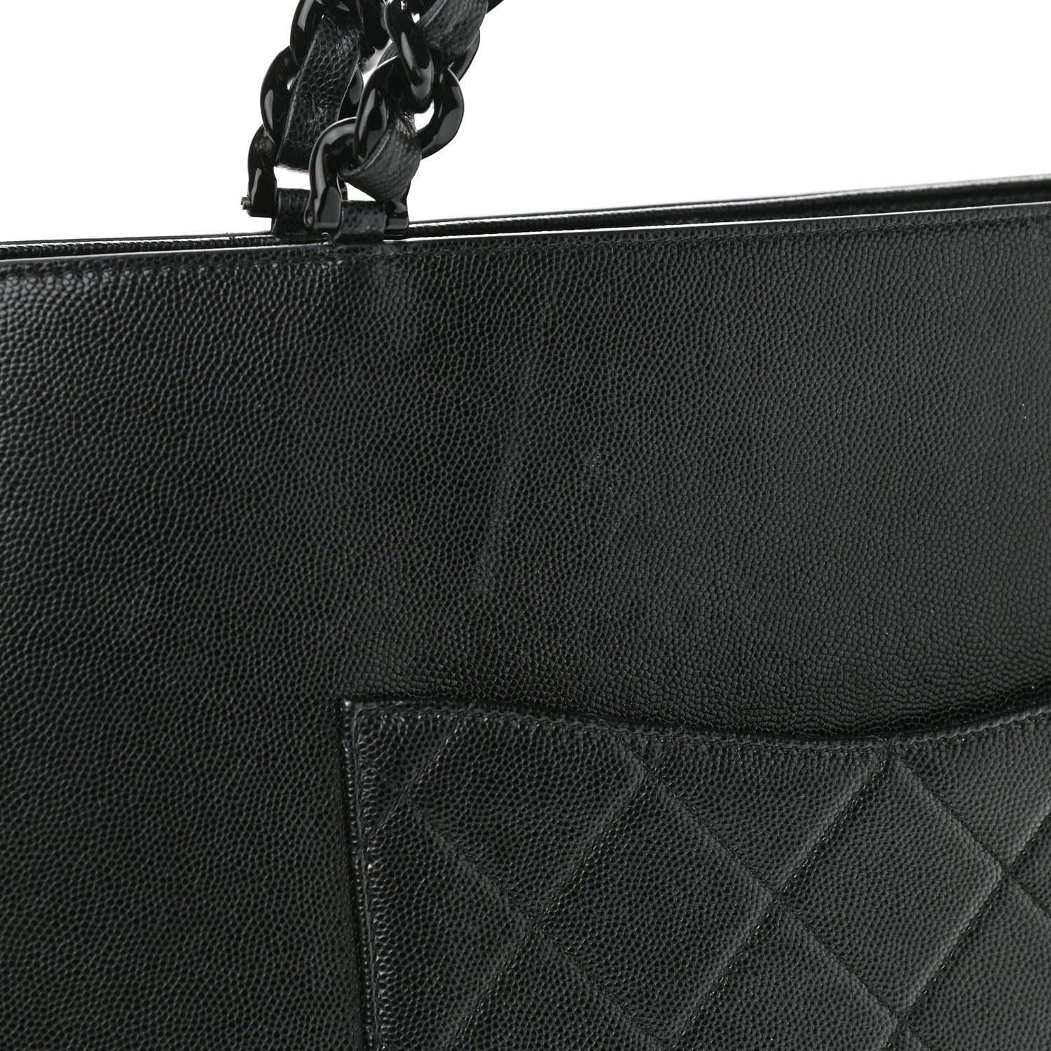 Chanel Caviar Quilted My Everything Large Shopping Tote Black 14 of 14