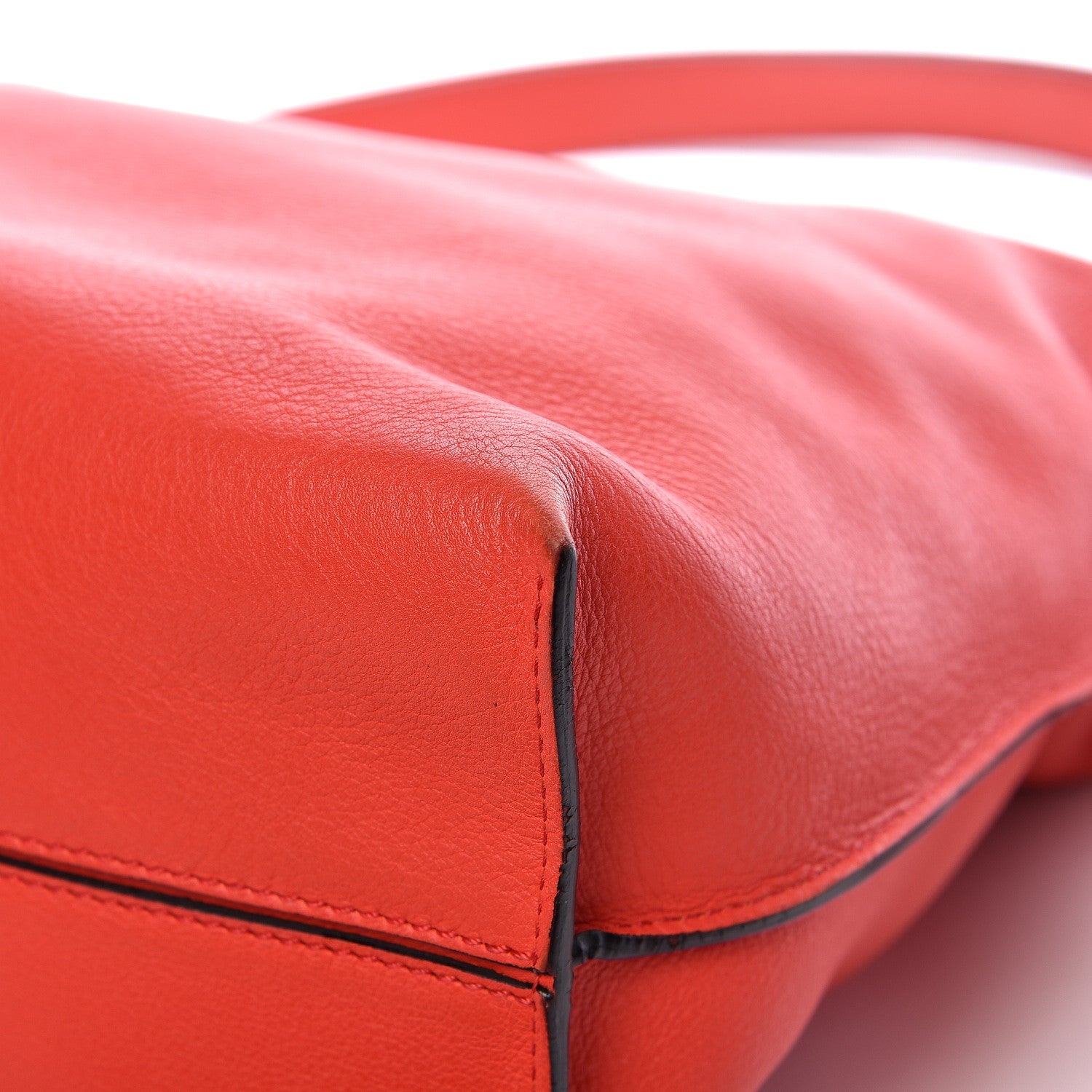 Loewe Calfskin Flamenco Knot Bag Red 11 of 15