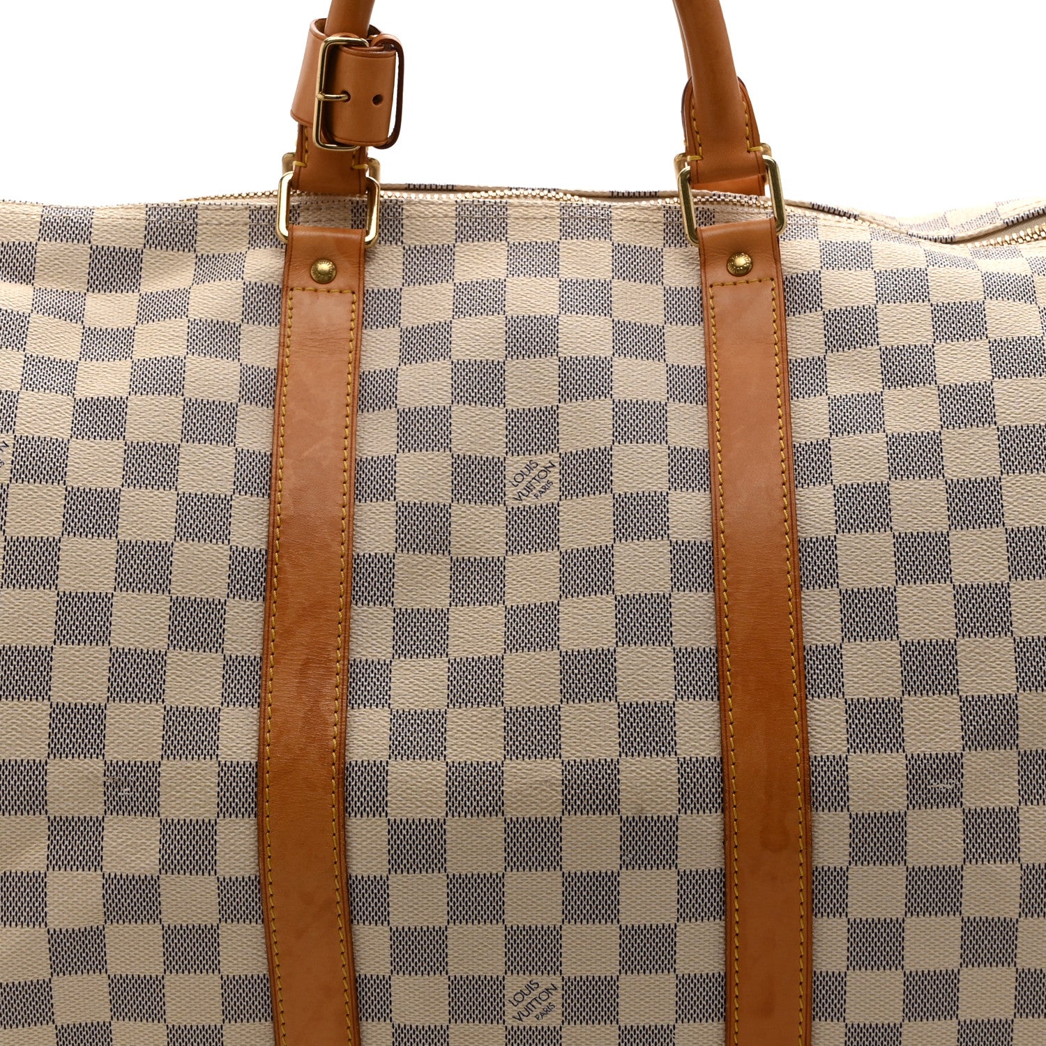 Louis Vuitton Damier Azur Keepall 50 7 of 9