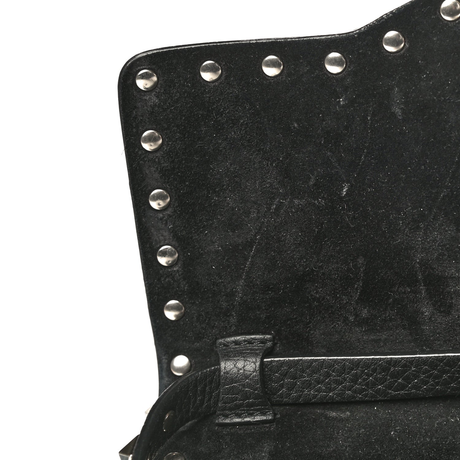 Valentino Garavani Pebbled Calfskin Medium Rockstud Flip Lock Crossbody Bag Black 16 of 17