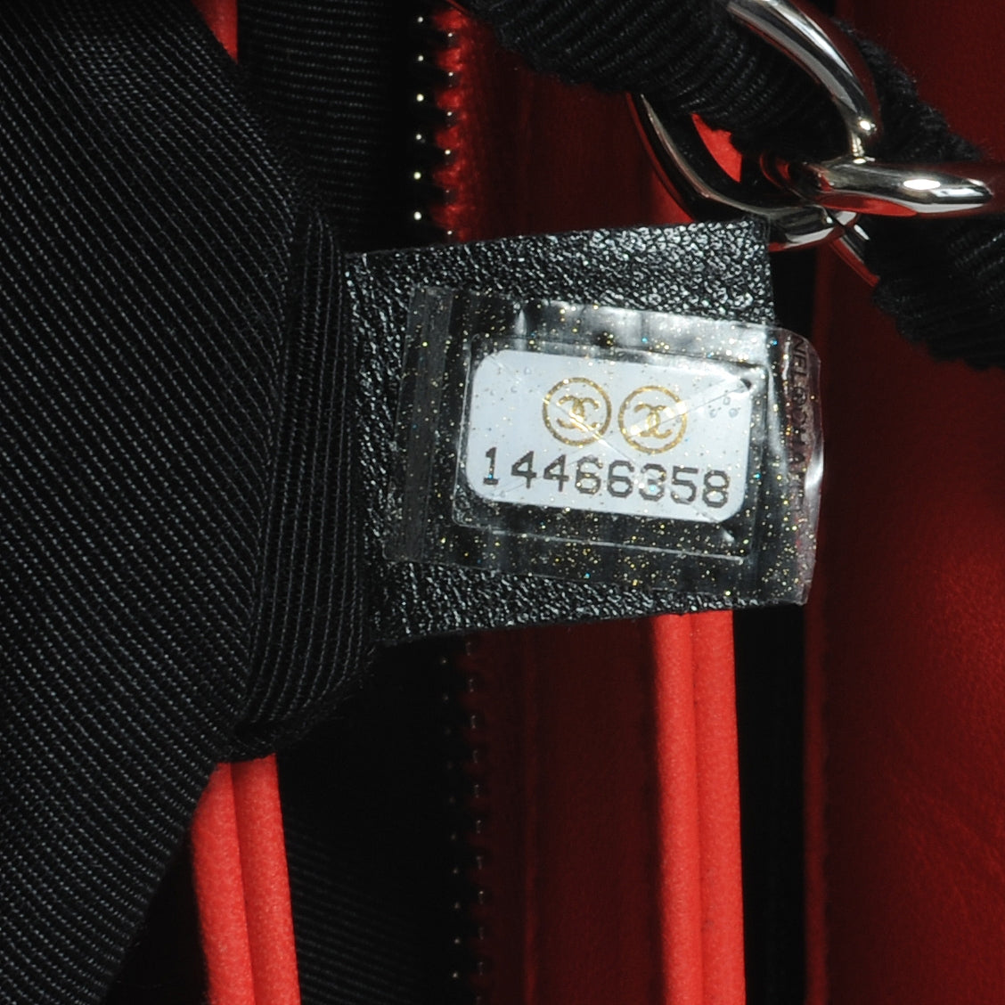 Chanel Patent Hand Embroidered Small Just Mademoiselle Red 7 of 7