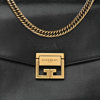 Givenchy Calfskin Suede Medium GV3 Flap Black 7 of 13