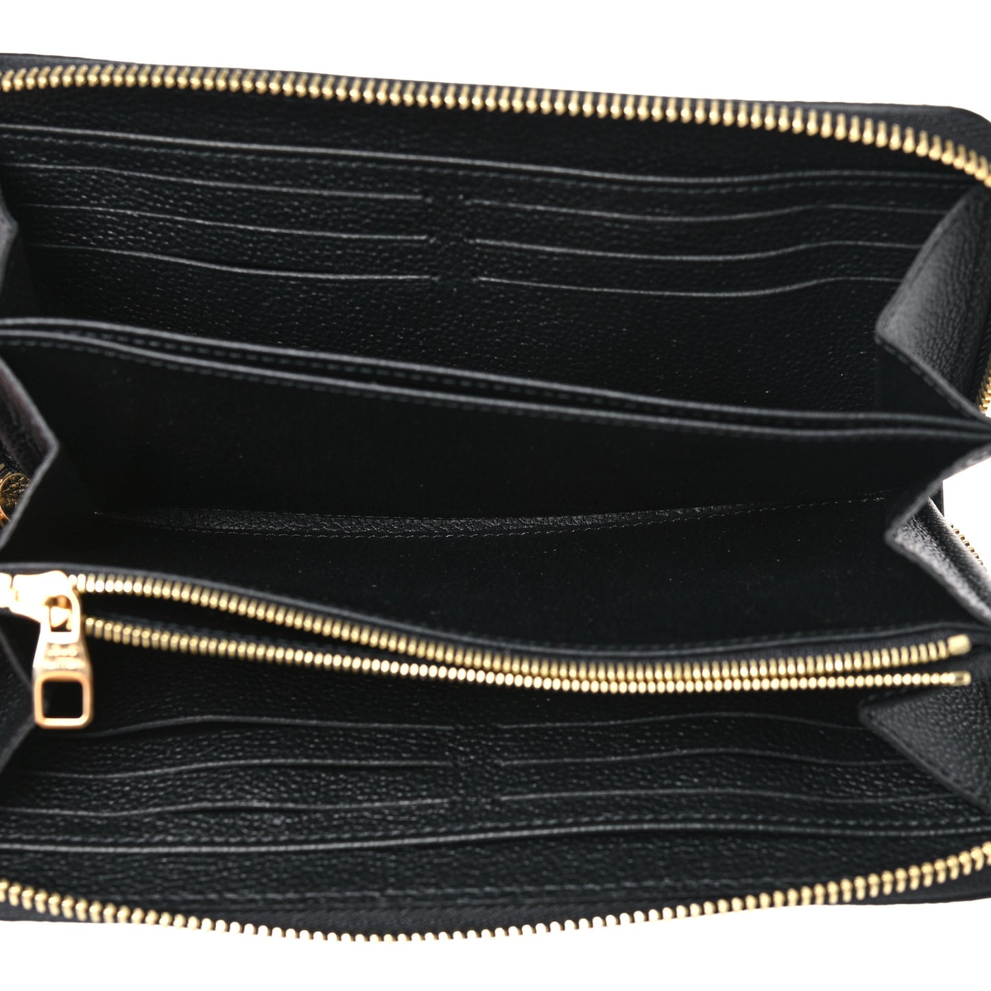Empreinte Monogram Giant Zippy Wallet Black Beige