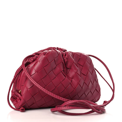 Bottega Veneta Nappa Intrecciato The Mini Pouch Amaranto 3 of 9