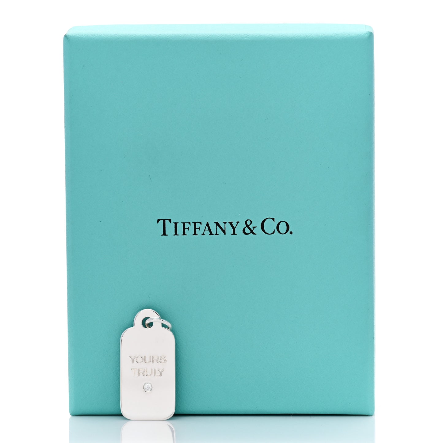 Sterling Silver Diamond Yours Truly Charm