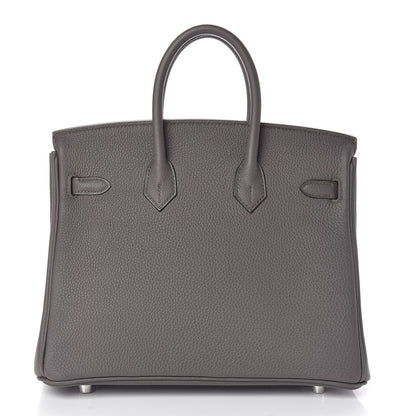 Hermes Togo Birkin 25 Etain 4 of 30