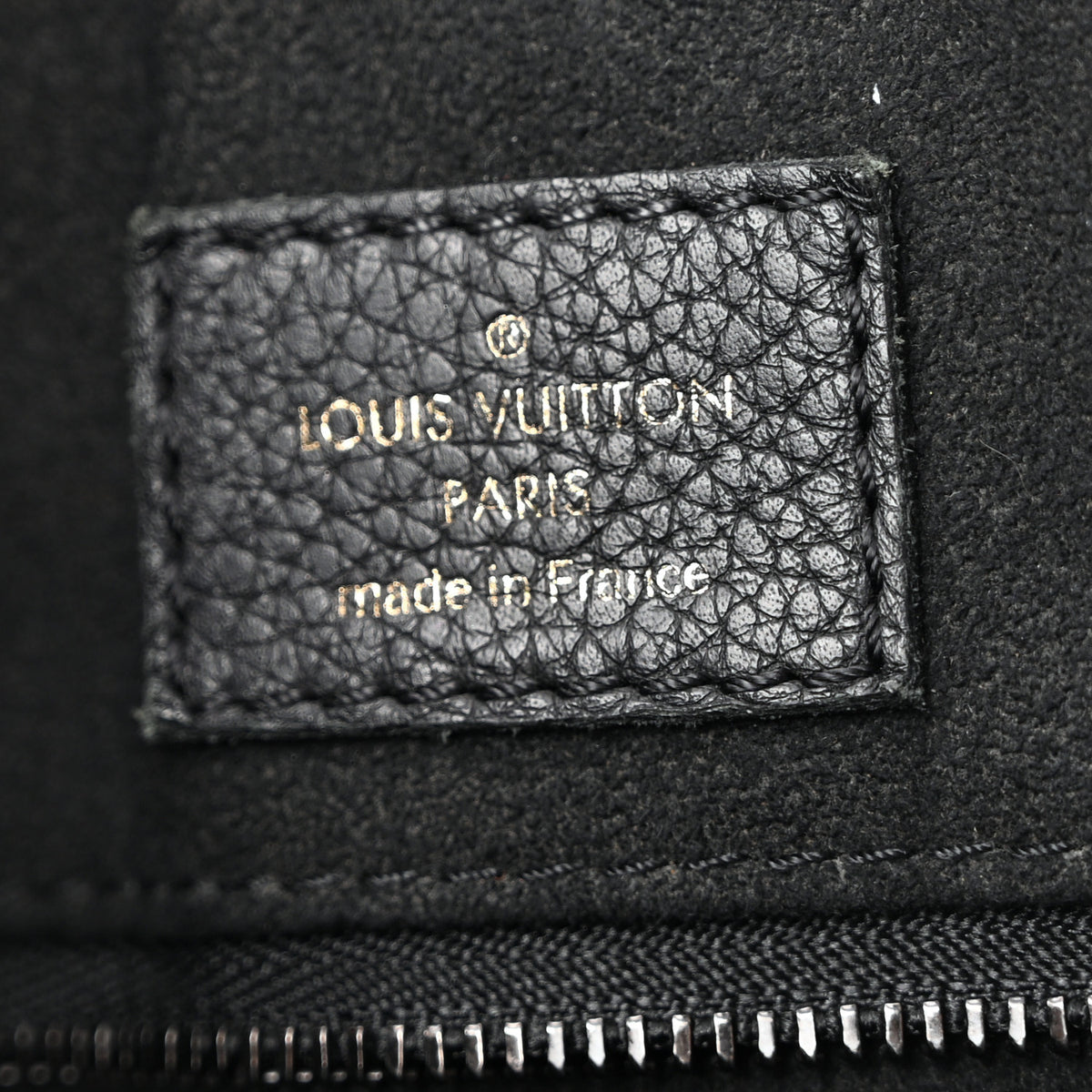 Louis Vuitton Soft Calfskin Lockme Tote MM Black 6 of 17