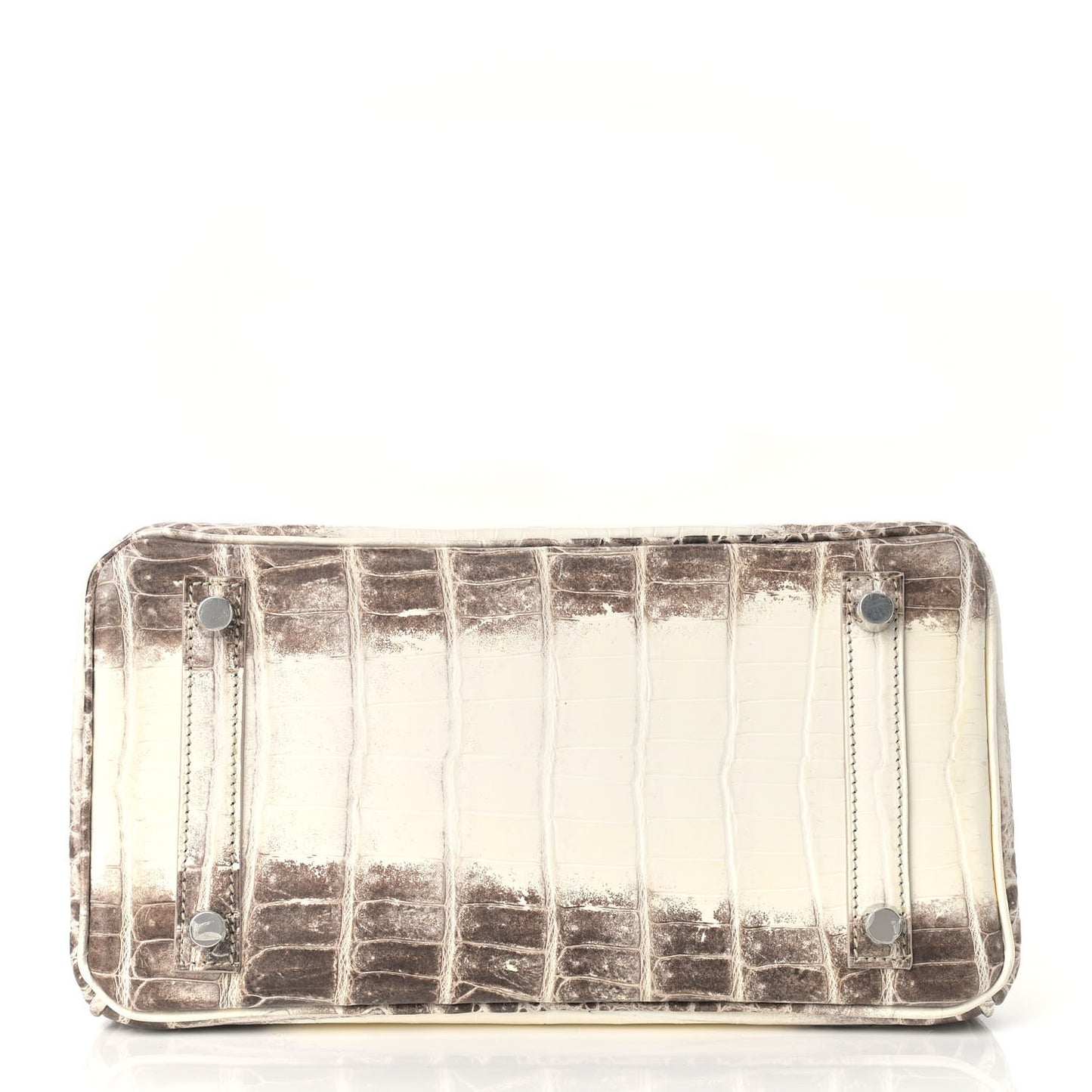 Matte Niloticus Crocodile Himalaya Birkin 25 Blanc